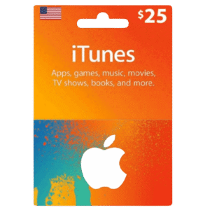 Apple iTunes Gift Card 25 USD – USA Store | Best Price in Egypt | EogStore