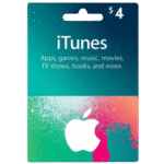 Apple iTunes Gift Card 4 USD – USA Store | Best Price in Egypt | EogStore