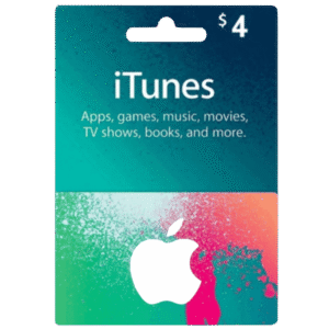 Apple iTunes Gift Card 4 USD – USA Store | Best Price in Egypt | EogStore