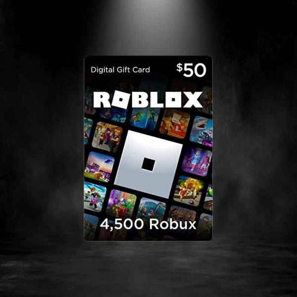 Roblox Card 50 Dollar 4500 Robux Key Global EogStore