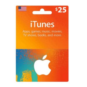 Apple iTunes Gift Card 25 USD – USA Store | Best Price in Egypt | EogStore