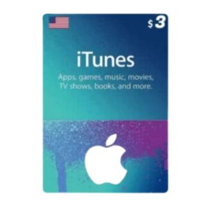 Apple iTunes Gift Card 3 USD – USA Store | Best Price in Egypt | EogStore