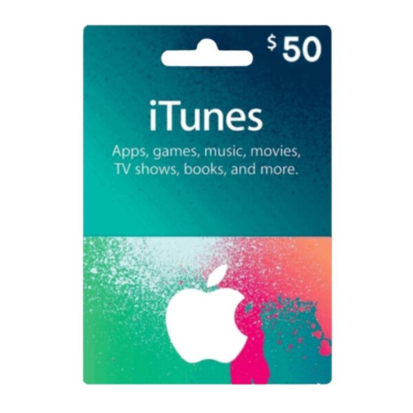 Apple iTunes Gift Card 50 USD - USA Store | Best Price in Egypt | EogStore