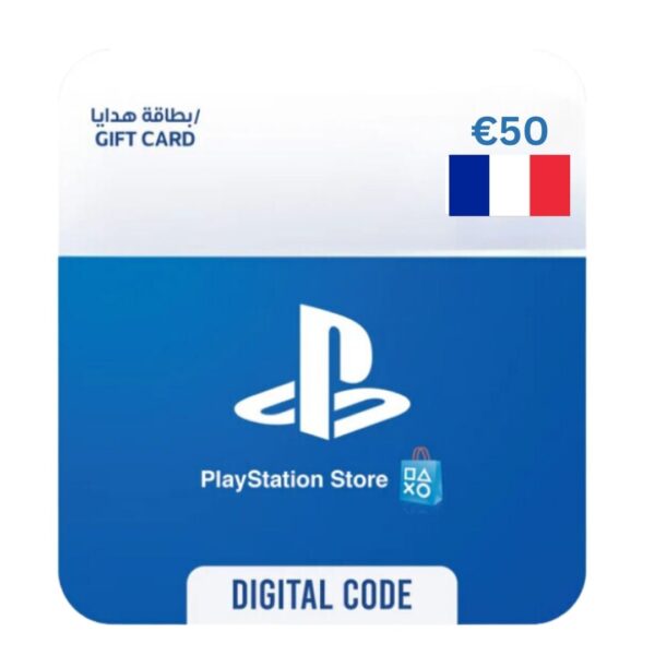 PSN Gift Card France 50 EUR – Instant Wallet Recharge | EogStore