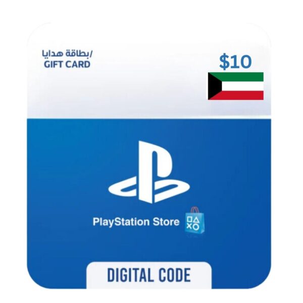 PSN Gift Card Kuwait 10 USD – Instant Delivery via Email at EogStore