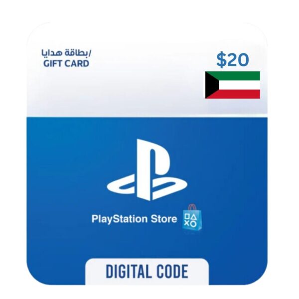 PSN Gift Card Kuwait 20 USD – Instant Delivery at EogStore