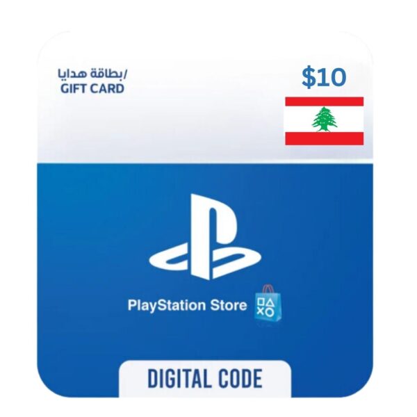 PSN Gift Card Lebanon 10 USD – Instant Wallet Recharge | EogStore