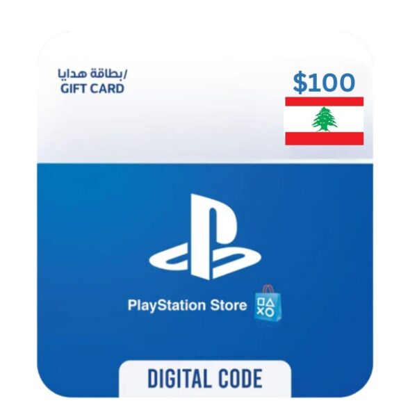 PSN Gift Card Lebanon 100 USD – Instant Wallet Recharge | EogStore