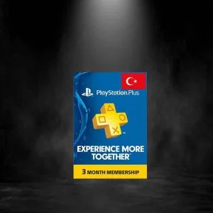 Playstation Plus Deluxe 3 Month Membership TURKEY