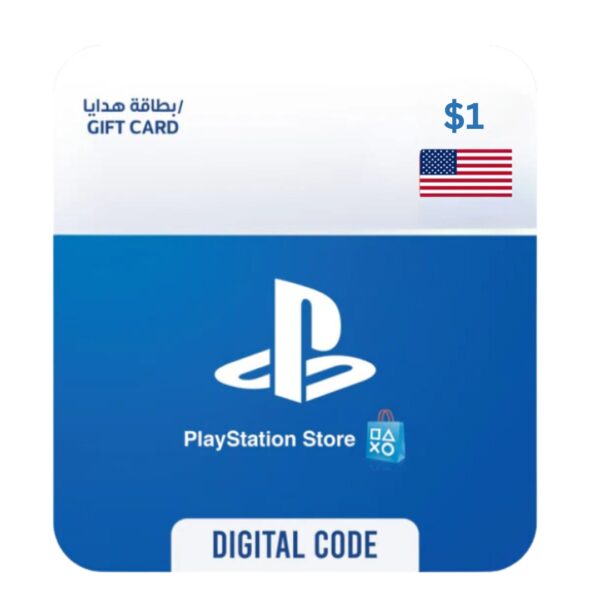 PSN PlayStation Store Gift Card US $1 - Instant Delivery at EogStore