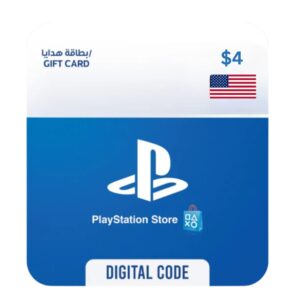 PSN PlayStation Store Gift Card US $4 - Best Price in Egypt at EogStore