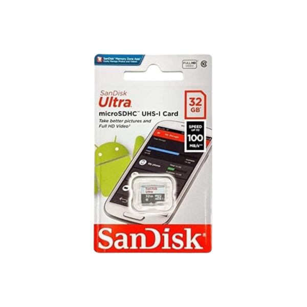 SanDisk Memory Card 32GB 100MB/s – Perfect for Smartphones and Cameras – Buy at Best Price in Egypt at EogStore