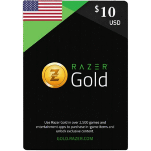 Razer Gold Gift Card 10 USD - Best Price in Egypt | EOGStore