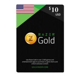 Razer Gold Gift Card 10 USD - Best Price in Egypt | EOGStore