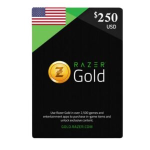 Razer Gold Gift Card 250 USD - Best Price in Egypt | EOGStore