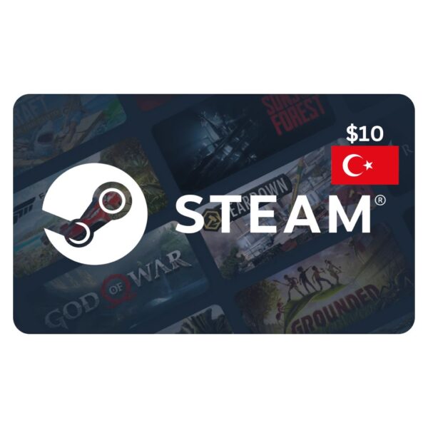 Steam Gift Card 10 USD Turkey - Best Price in Egypt | EOGStore