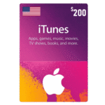Apple iTunes Gift Card 200 USD - USA Store | Best Price in Egypt | EogStore