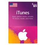 Apple iTunes Gift Card 65 USD - USA Store | Best Price in Egypt | EogStore