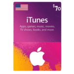 Apple iTunes Gift Card 70 USD - USA Store | Best Price in Egypt | EogStore