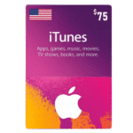 Apple iTunes Gift Card 75 USD - USA Store | Best Price in Egypt | EogStore