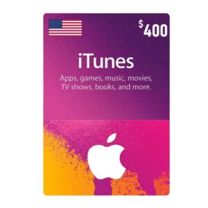 Apple iTunes Gift Card 400 USD - USA Store | Best Price in Egypt | EogStore