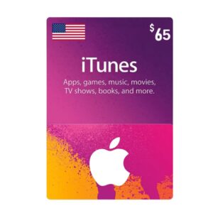 Apple iTunes Gift Card 65 USD - USA Store | Best Price in Egypt | EogStore