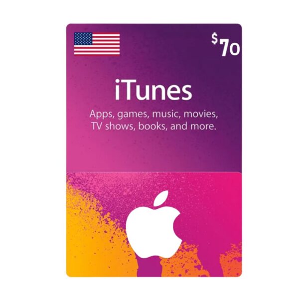 Apple iTunes Gift Card 70 USD - USA Store | Best Price in Egypt | EogStore