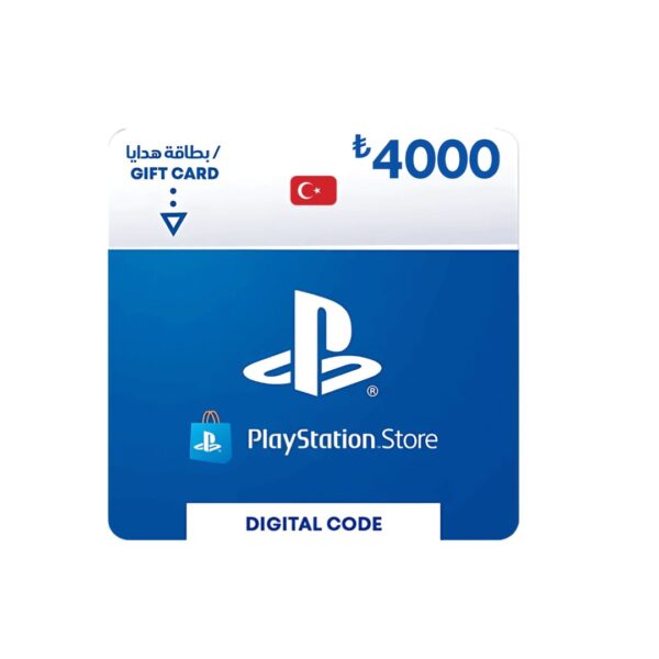 PSN Gift Card Turkey 4000 TRY – Instant PlayStation Wallet Recharge | EogStore