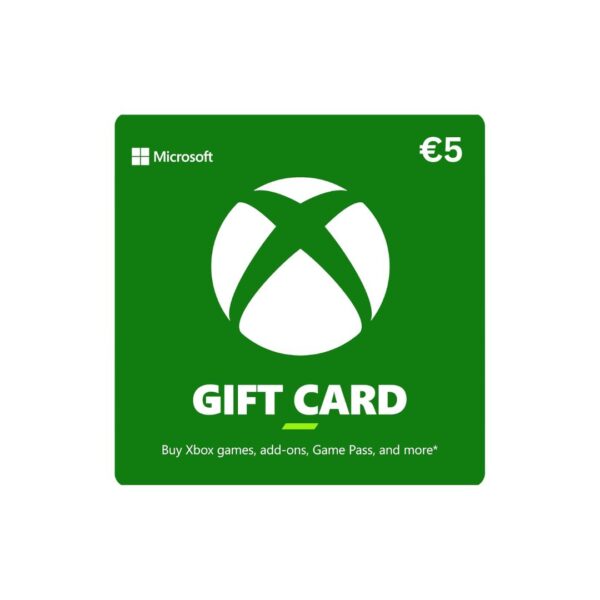 Xbox Gift Card 5 EUR – Euro Store | Best Price in Egypt | Instant Delivery | EogStore