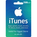iTunes Gift Card Egypt 2500 EGP