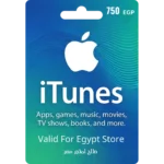 iTunes Gift Card Egypt 750 EGP