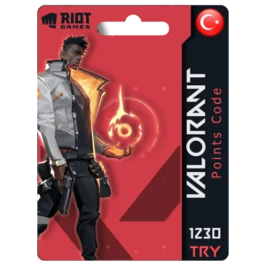 Valorant Gift Card 1230 TRY Turkey redeem code