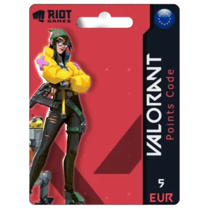 Valorant Gift Card 5 EUR Europe redeem code