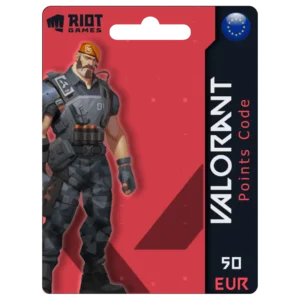 Valorant Gift Card 50 EUR Europe redeem code