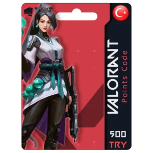 Valorant Gift Card 500 TRY Turkey redeem code