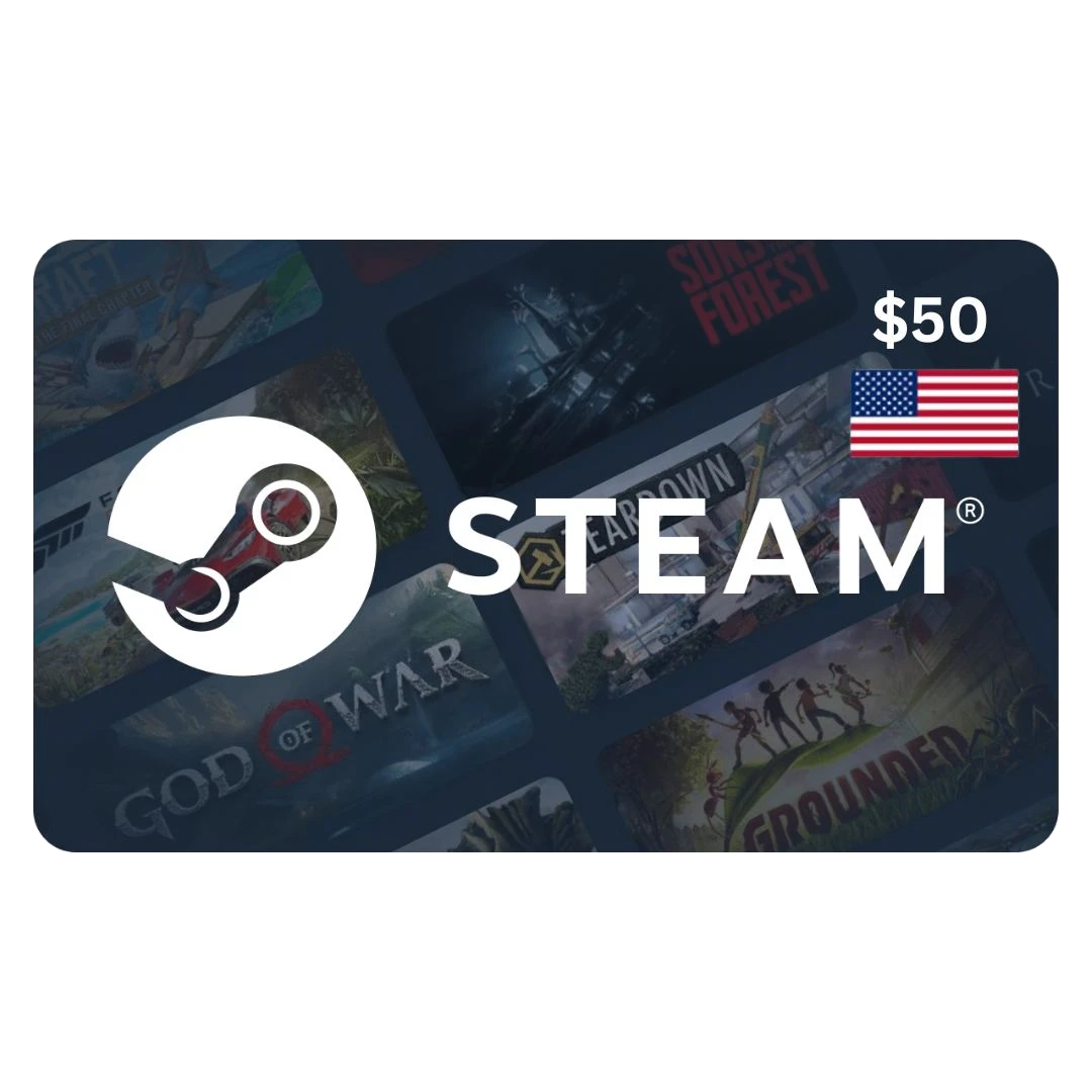 Steam Wallet Card 50 USD USA