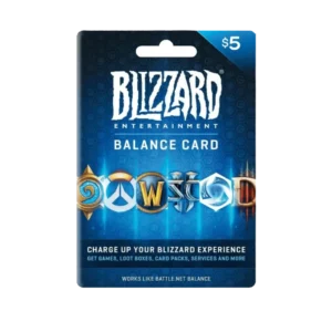 Battle.net Gift Card 5 USD – Blizzard Wallet Top-Up – EogStore