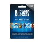 Battle.net Gift Card 50 USD – Blizzard Wallet Top-Up – EogStore