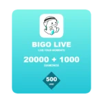 Bigo Live 21000 Diamonds gift card - 500 USD global top-up code