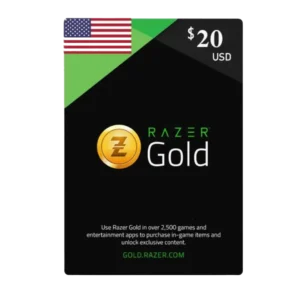 Razer Gold Gift Card 20 USD – EogStore