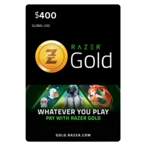 Razer Gold Global 400$ – EogStore