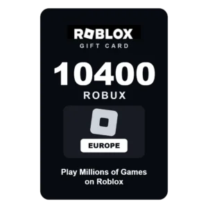 Roblox 10400 Robux gift card - Europe
