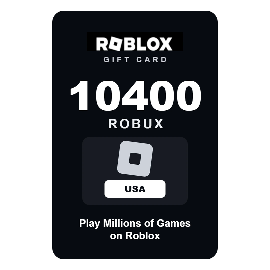 roblox-10400-robux-usa Roblox 10400 Robux gift card - USA