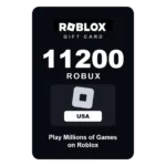 Roblox 11200 Robux gift card - USA
