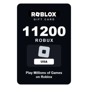 Roblox 11200 Robux gift card - USA