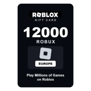 Roblox 12000 Robux gift card - Europe