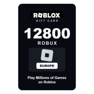 Roblox 12800 Robux gift card - Europe