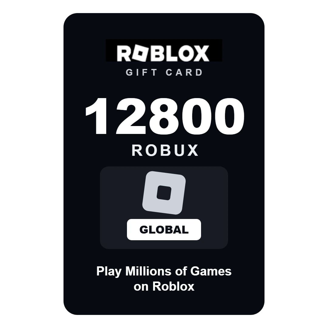 roblox-12800-robux-global Roblox 12800 Robux gift card - Global
