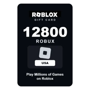 Roblox 12800 Robux gift card - USA