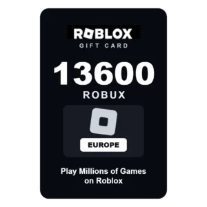 Roblox 13600 Robux gift card - Europe